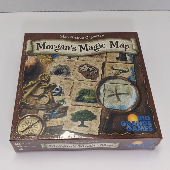 Morgan's Magic Map Board Game Rio Grande Games 2021 New Sealed RIO614 - Picture 5 of 5